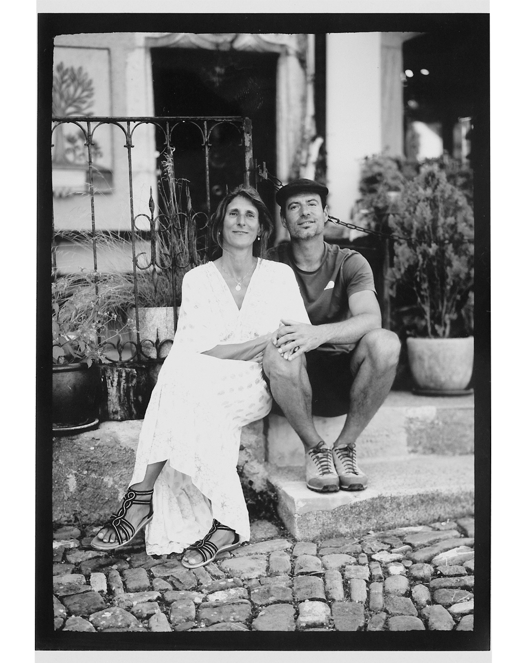 Couple assis
